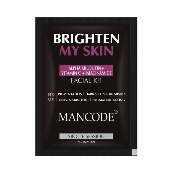 Mancode Skin Brightening Facial Kit For Men (6 pcs) - Mancode