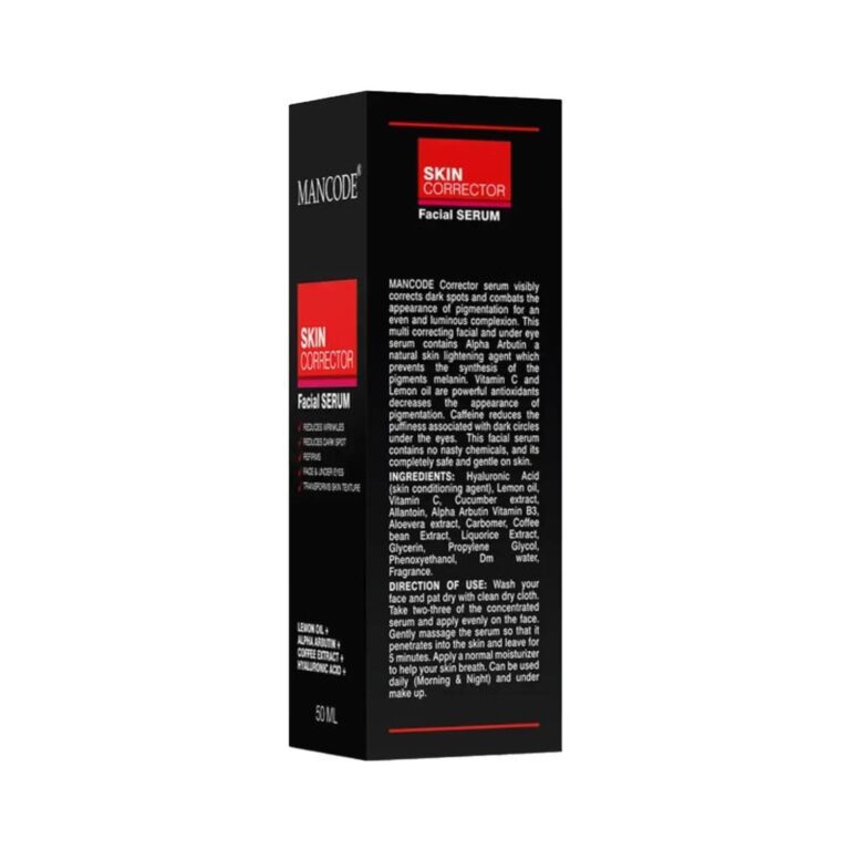 Mancode Skin Corrector Facial Serum - (50ml) - Mancode