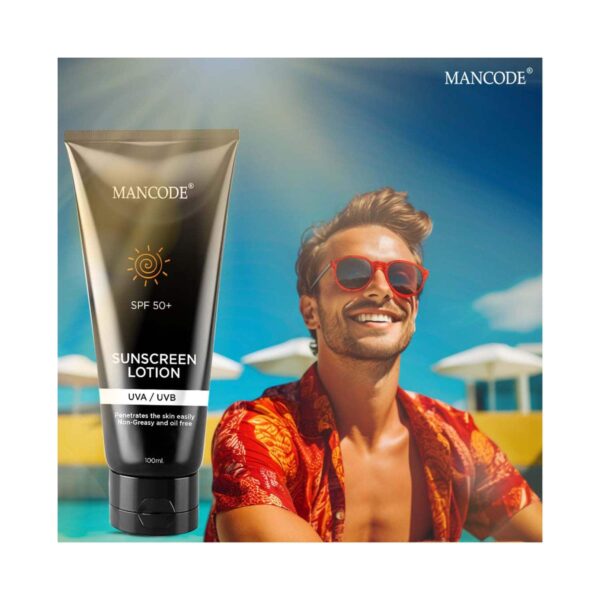 Mancode SPF 50+ Sunscreen Lotion (100 ml) - Mancode