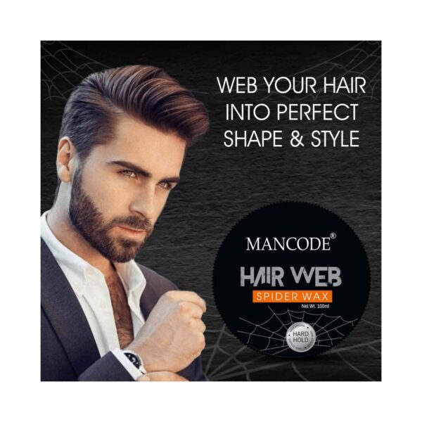 Mancode Spider Web Hair Wax For Men (100 ml) - Mancode