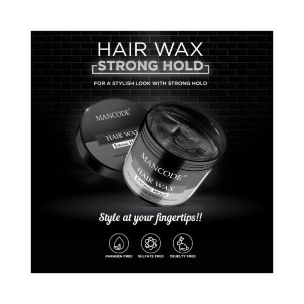 Mancode Strong Hold Hair Wax (100g) - Mancode