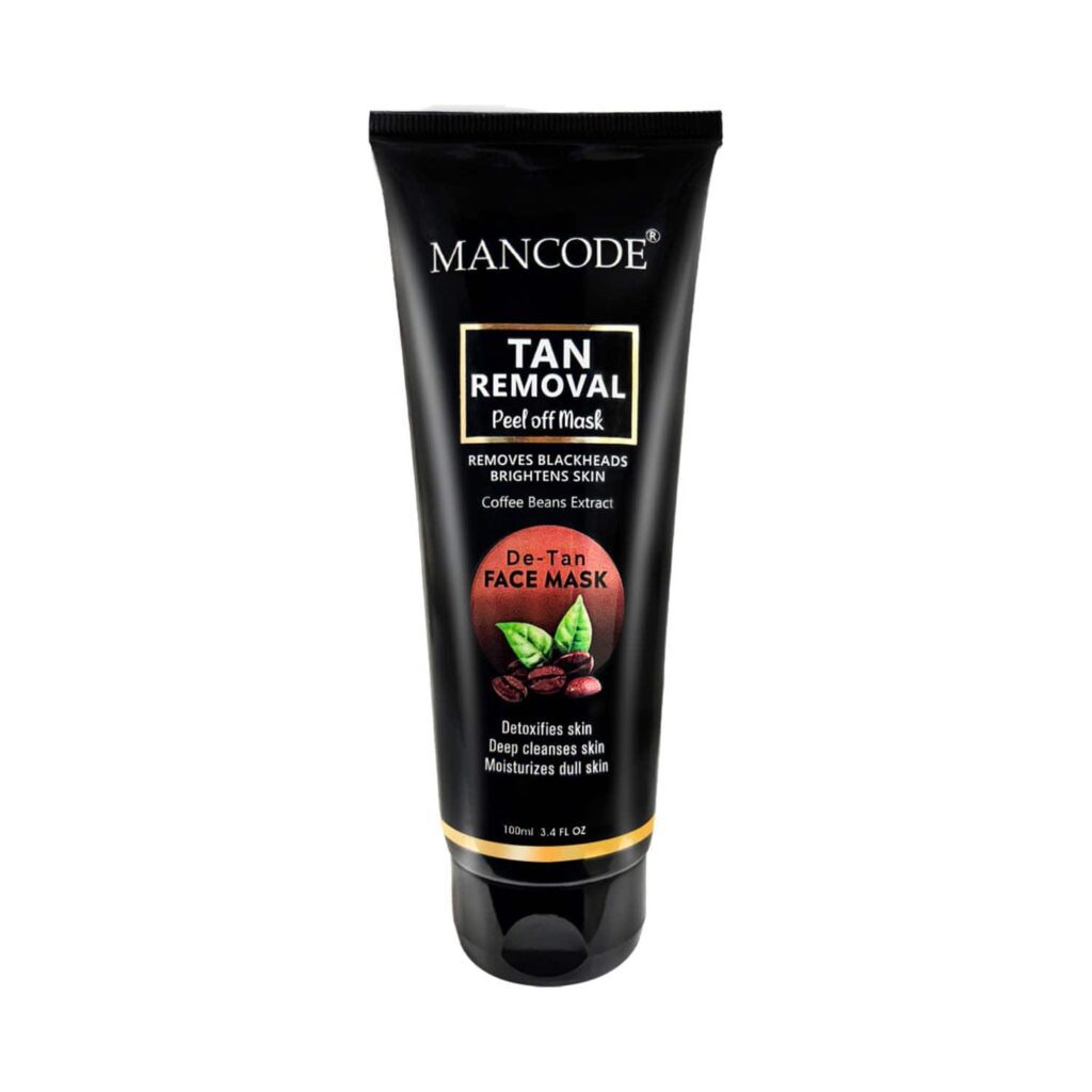 Mancode Tan Removal Peel Off Mask (100 ml) - Mancode
