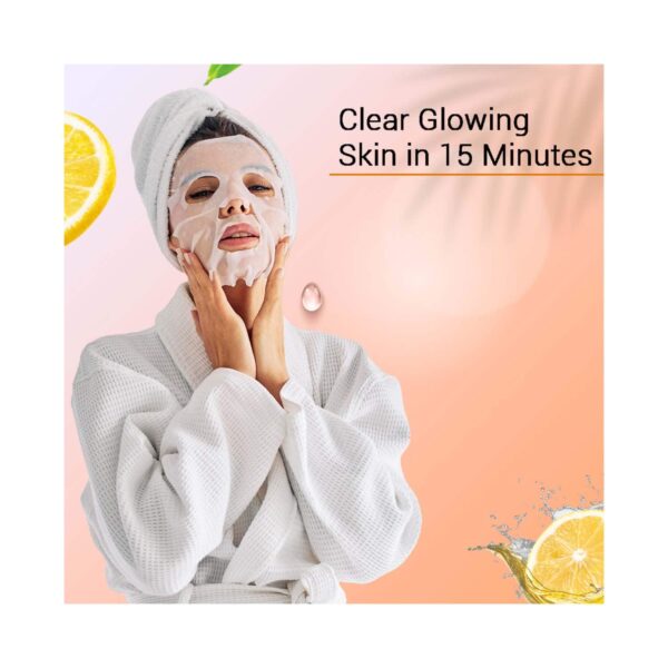 Mancode Vitamin C Facial Sheet Mask For All Skin Types (25 ml) - Mancode