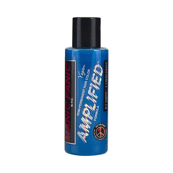 Manic Panic Amplified Semi Permanent Hair Color - Atomic Turquoise (118ml) - Manic Panic