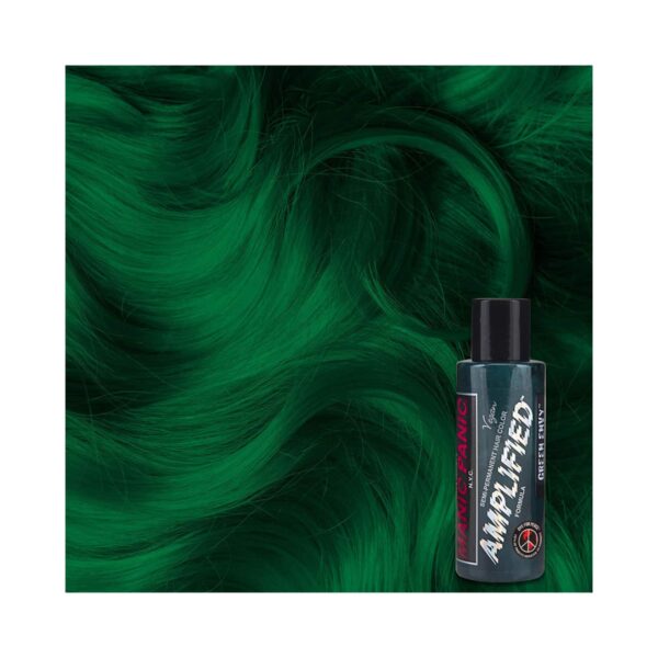 Manic Panic Amplified Semi Permanent Hair Color - Green Envy (118ml) - Manic Panic
