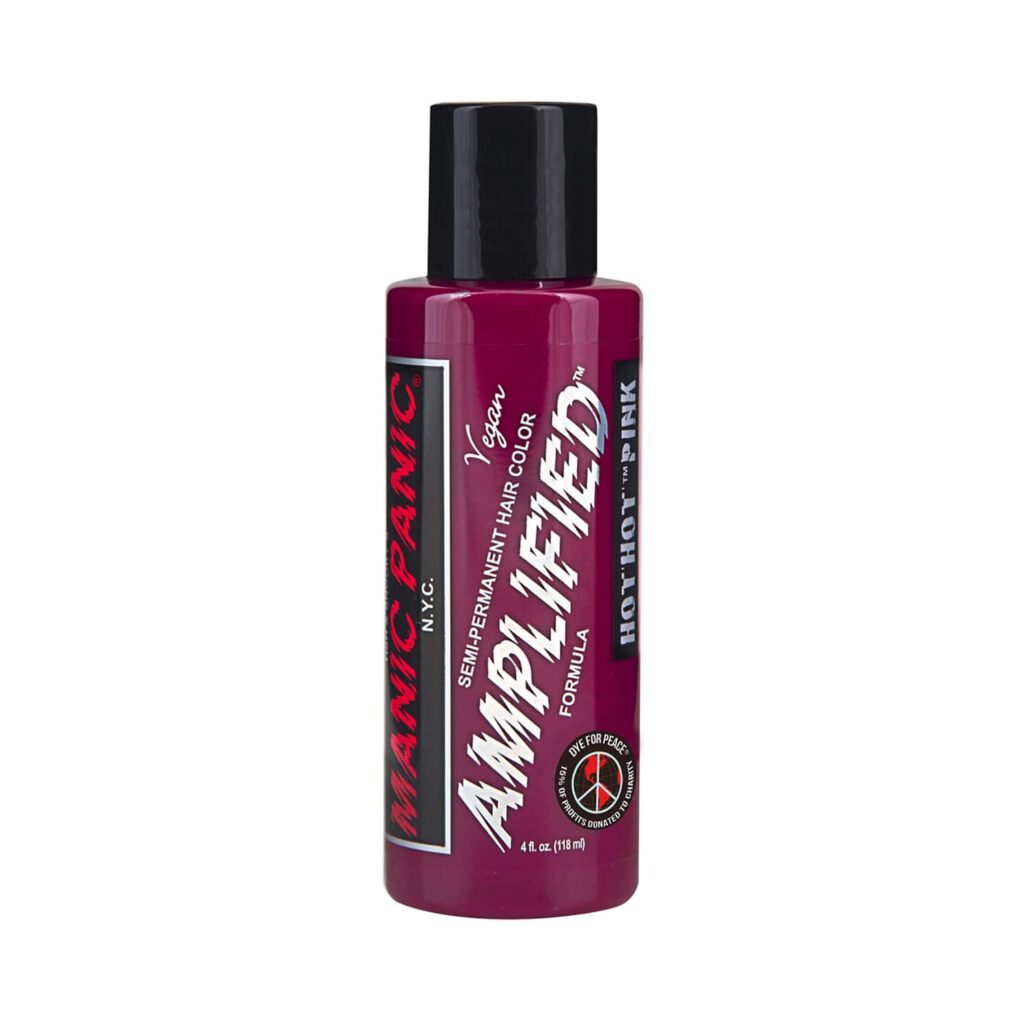 Manic Panic Amplified Semi Permanent Hair Color - Hot Hot Pink (118ml) - Manic Panic