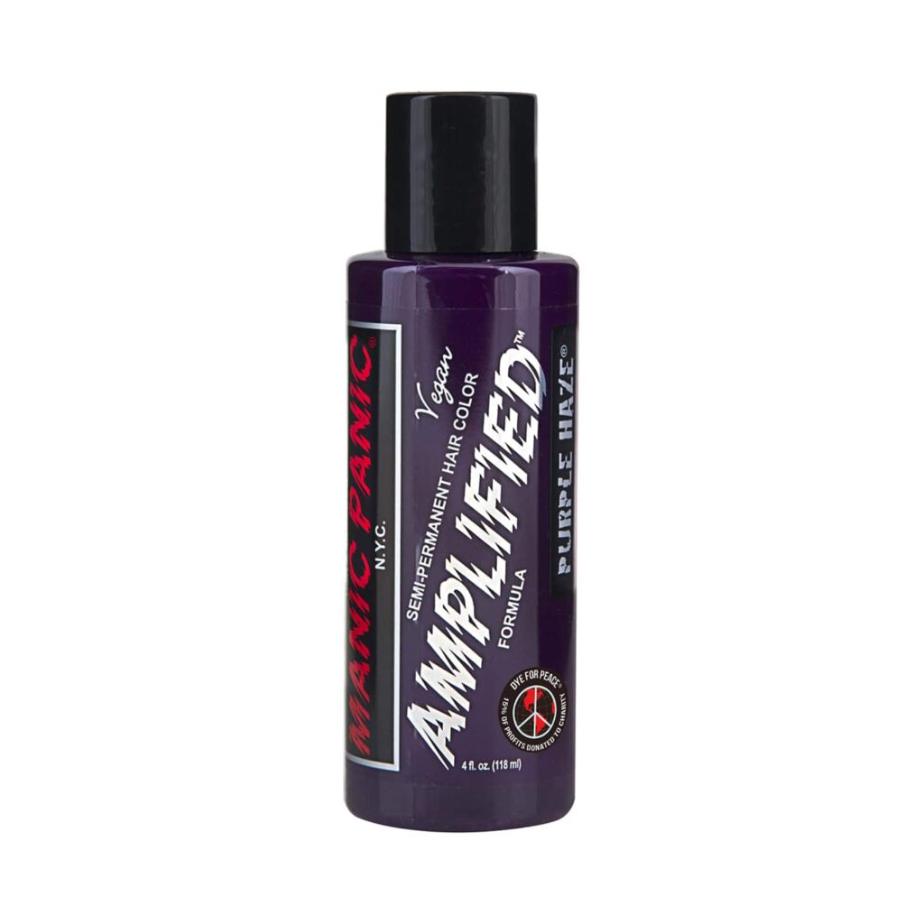 Manic Panic Amplified Semi Permanent Hair Color - Purple Haze (118ml) - Manic Panic