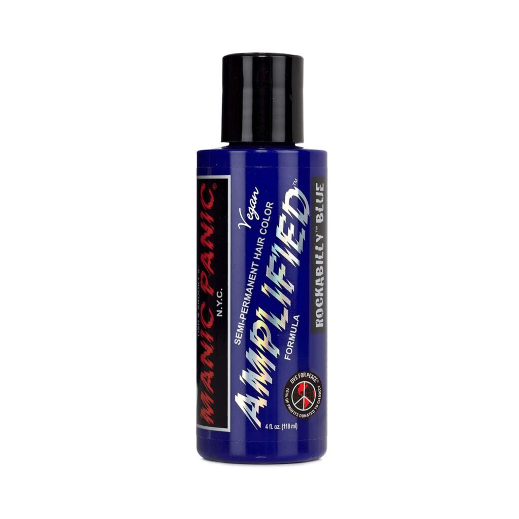 Manic Panic Amplified Semi Permanent Hair Color - Rockabilly Blue (118ml) - Manic Panic