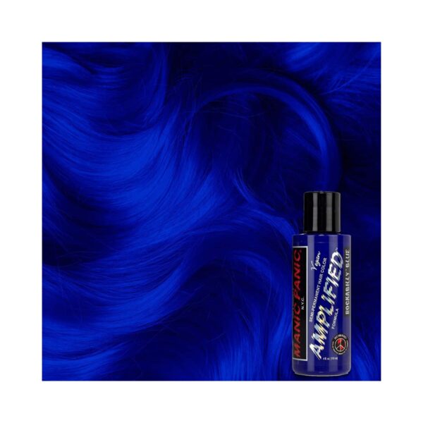 Manic Panic Amplified Semi Permanent Hair Color - Rockabilly Blue (118ml) - Manic Panic