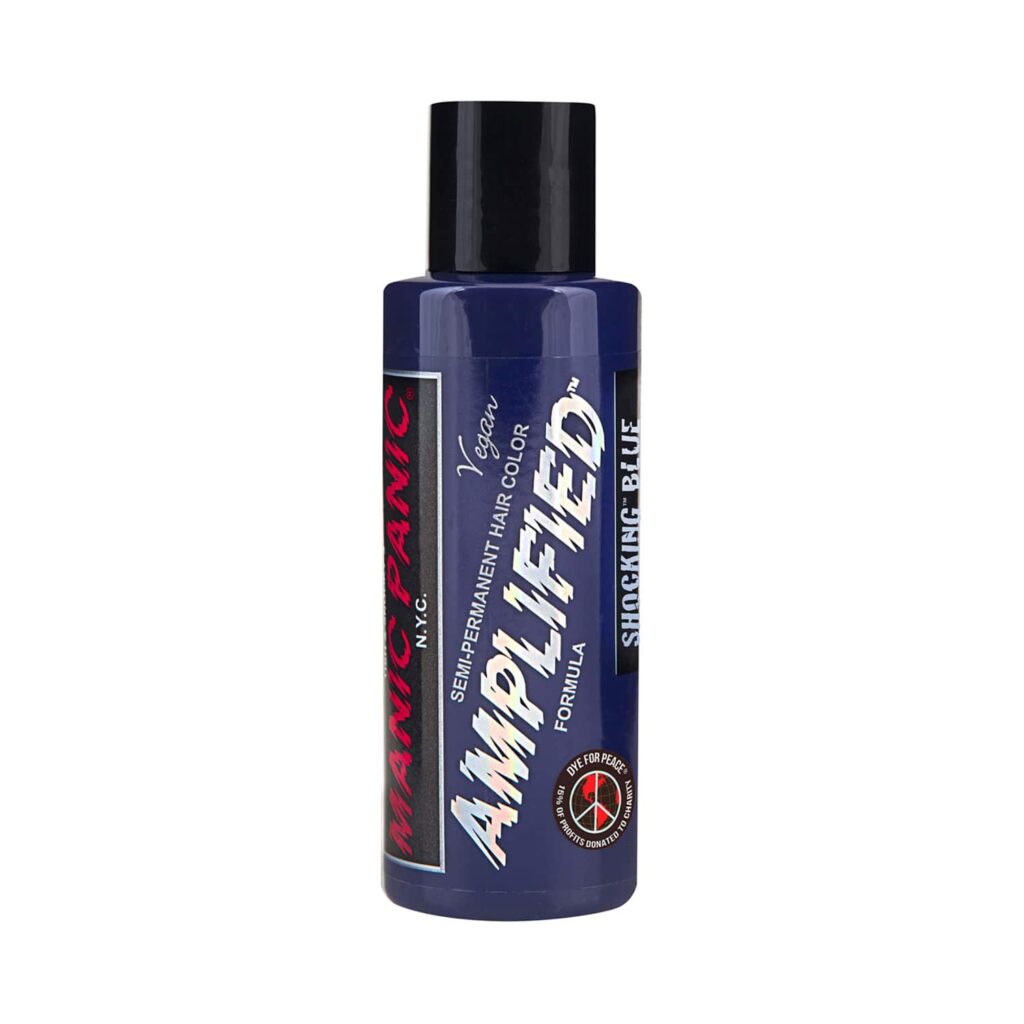 Manic Panic Amplified Semi Permanent Hair Color - Shocking Blue (118ml) - Manic Panic