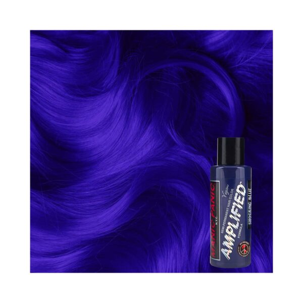 Manic Panic Amplified Semi Permanent Hair Color - Shocking Blue (118ml) - Manic Panic
