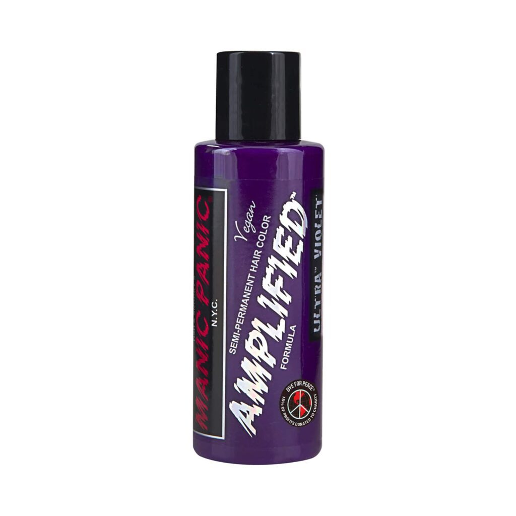 Manic Panic Amplified Semi Permanent Hair Color - Ultra Violet (118ml) - Manic Panic