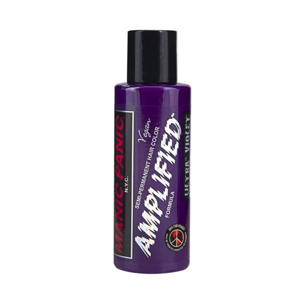 Manic Panic Amplified Semi Permanent Hair Color - Ultra Violet (118ml) - Manic Panic