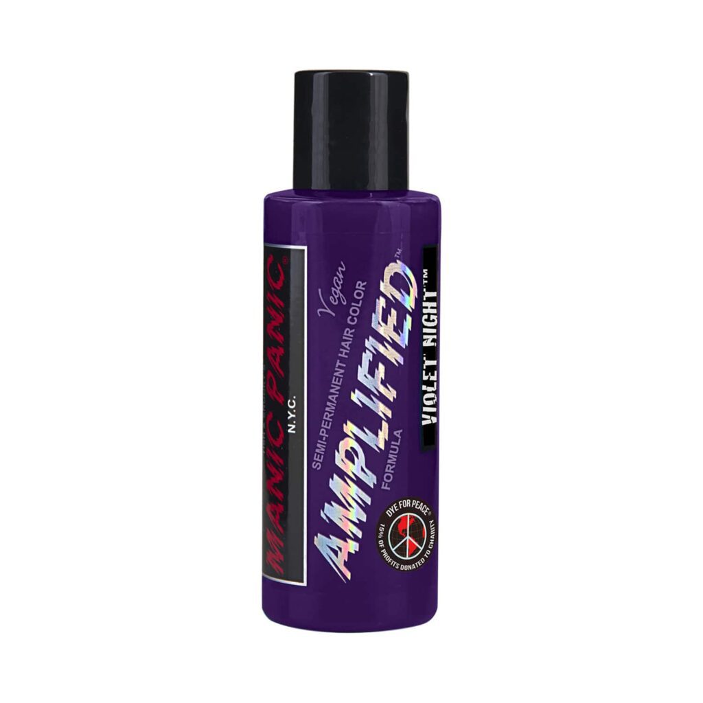 Manic Panic Amplified Semi Permanent Hair Color - Violet Night (118ml) - Manic Panic