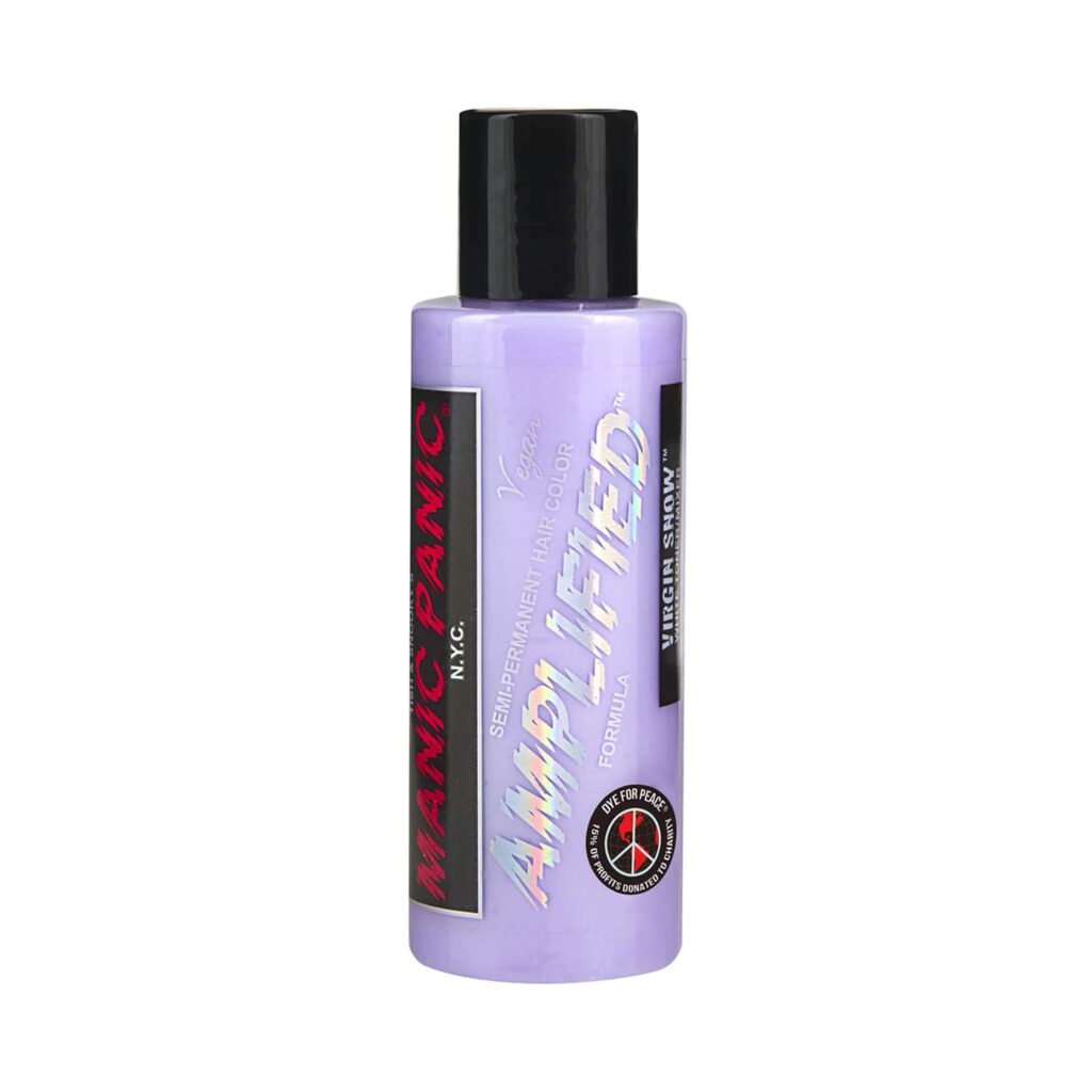 Manic Panic Amplified Semi Permanent Hair Color - Virgin Snow (118ml) - Manic Panic