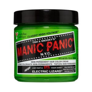 Manic Panic Classic High Voltage Semi Permanent Hair Color Cream - Electric Lizard (118ml) - Manic Panic