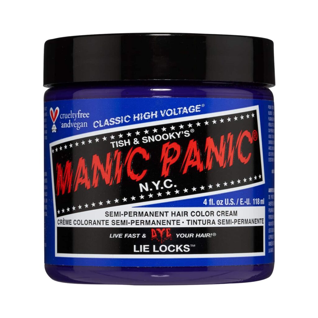 Manic Panic Classic High Voltage Semi Permanent Hair Color Cream - Lie Locks (118ml) - Manic Panic
