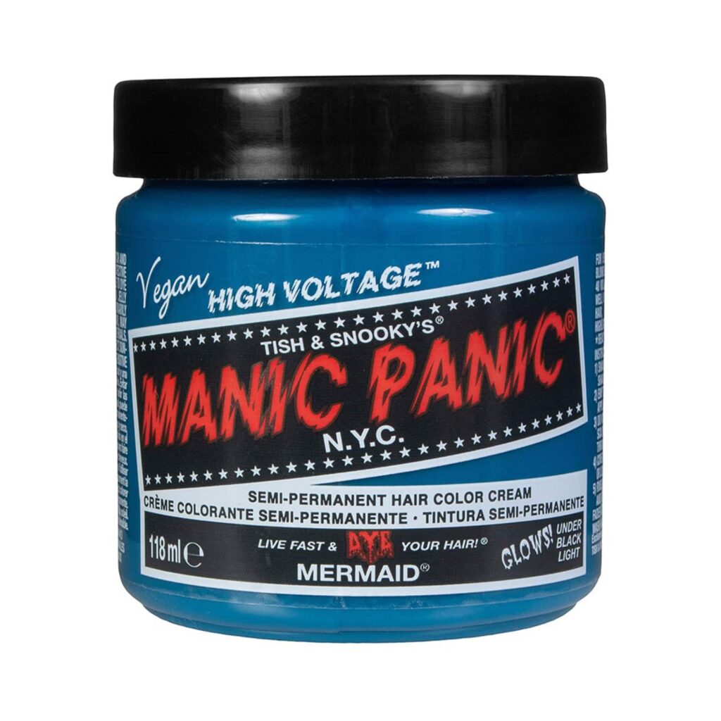 Manic Panic Classic High Voltage Semi Permanent Hair Color Cream - Mermaid (118ml) - Manic Panic