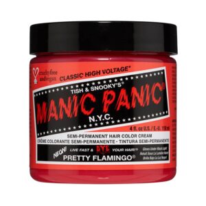 Manic Panic Classic High Voltage Semi Permanent Hair Color Cream - Pretty Flamingo (118ml) - Manic Panic