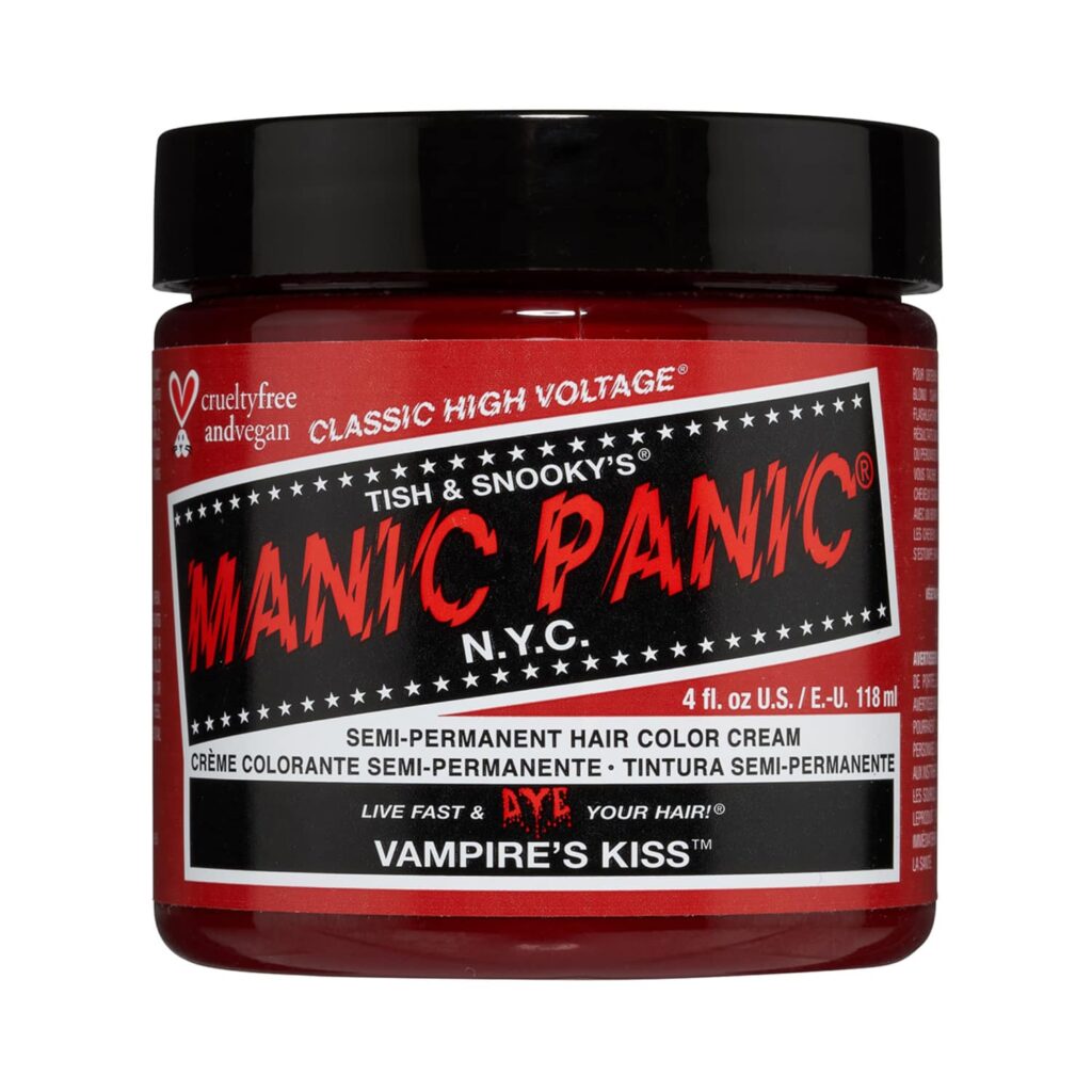 Manic Panic Classic High Voltage Semi Permanent Hair Color Cream - Vampire's Kiss (118ml) - Manic Panic