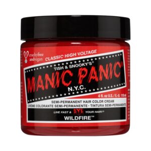 Manic Panic Classic High Voltage Semi Permanent Hair Color Cream - Wildfire (118ml) - Manic Panic