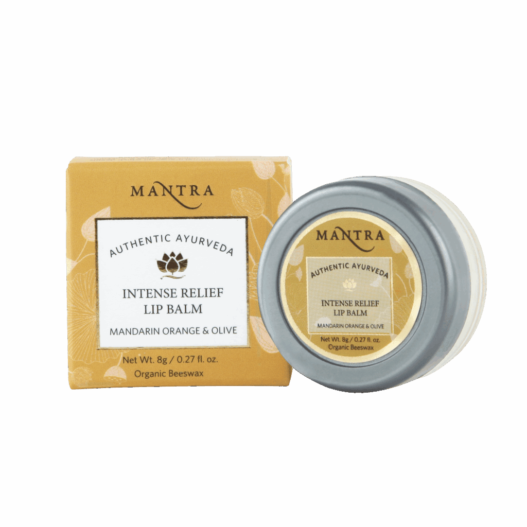 Mantra Herbal Mandarin Orange & Olive Intense Relief Lip Balm (8g) - Mantra Herbal