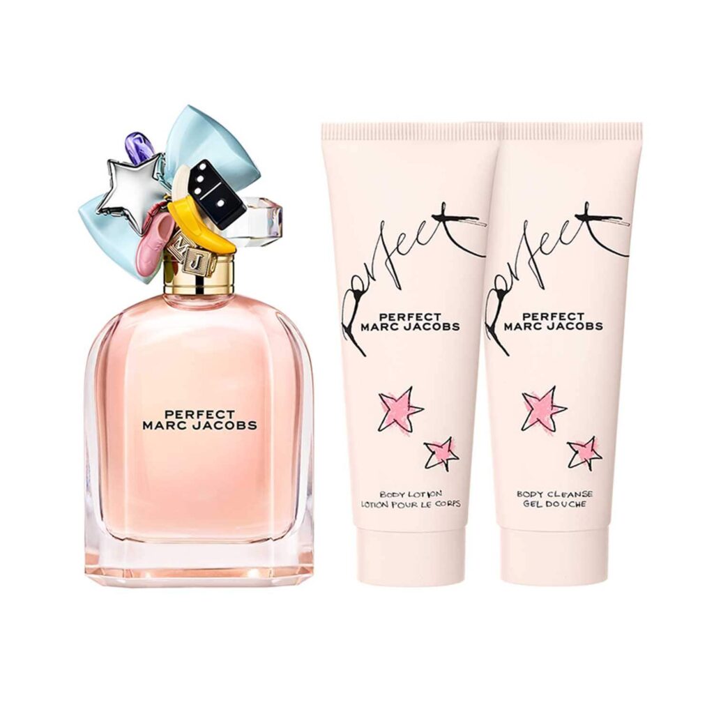Marc Jacobs Perfect Giftset - Eau De Parfum 100 ml + Body Lotion 75 ml + Shower Gel 75 ml - Marc Jacobs
