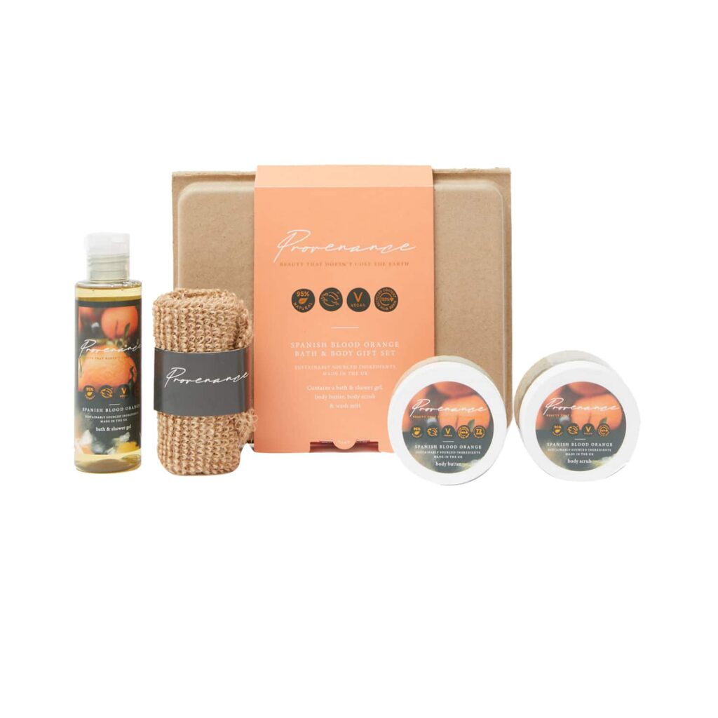Marks & Spencer Spanish Blood Orange Bath & Body Gift Set - (4 Pcs) - Marks & Spencer