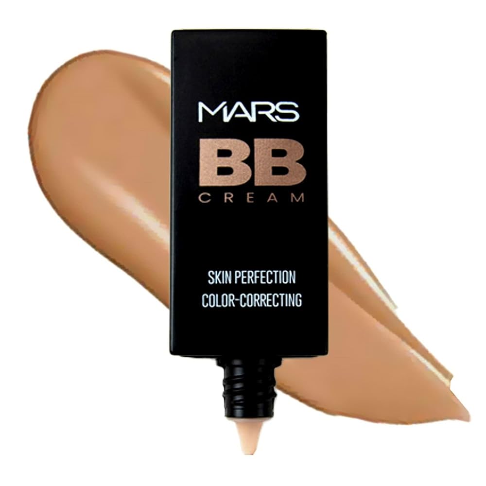 MARS BB Cream Lightweight Foundation | Blendable BB Cream for Women | Colour Correction for All Skin Types (30 ml) (06-RICH)