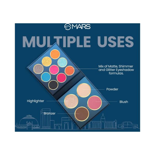 MARS City Paradise Makeup Kit - Delhi (16g) - MARS