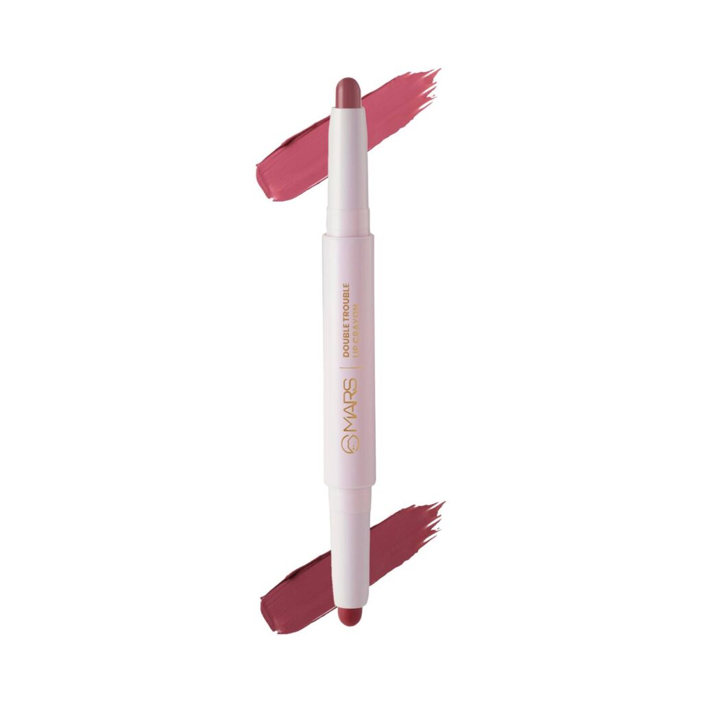 MARS Double Trouble Lip Crayon - 05 Bubblegum Mocha (4g) - MARS