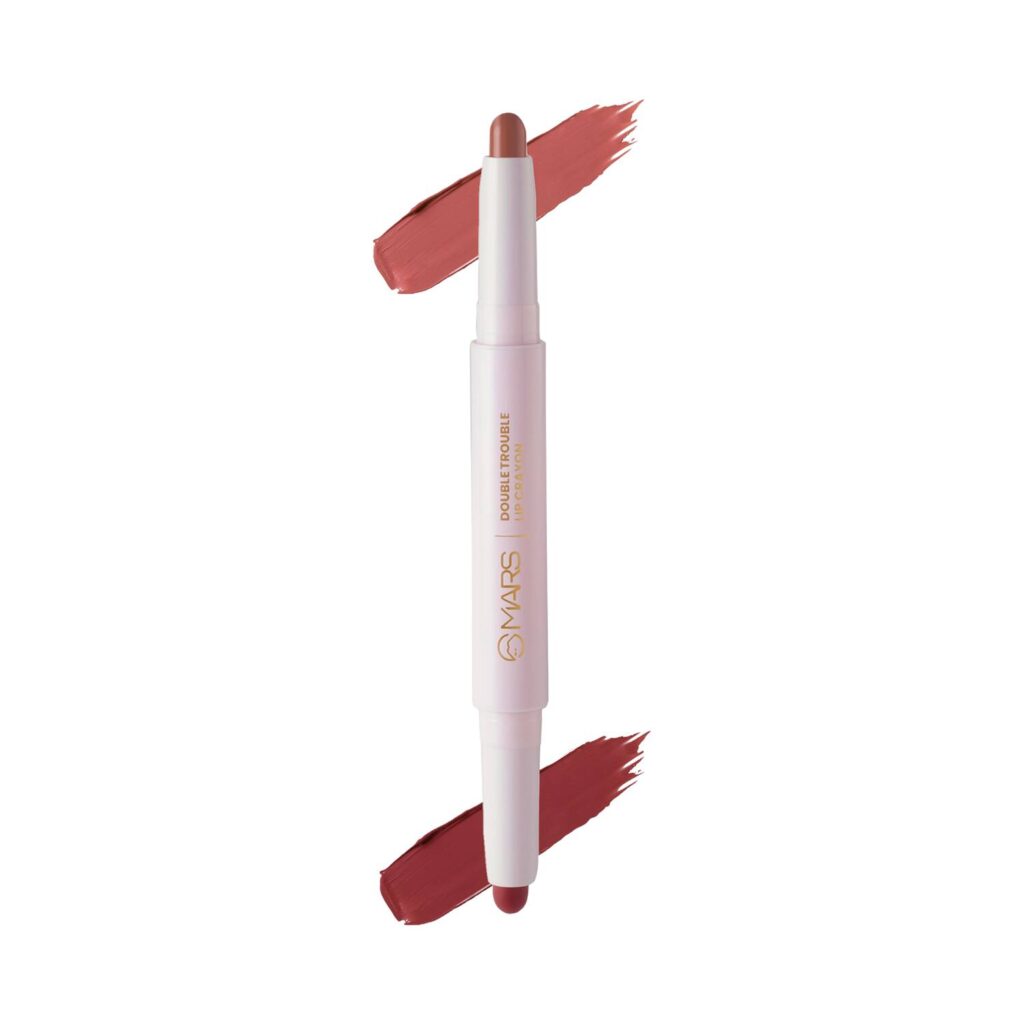 MARS Double Trouble Lip Crayon - 06 Bronzed Ruby (4g) - MARS