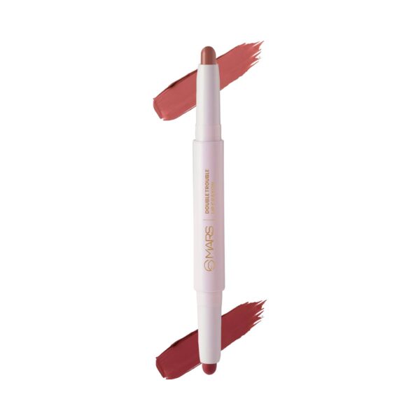 MARS Double Trouble Lip Crayon - 06 Bronzed Ruby (4g) - MARS