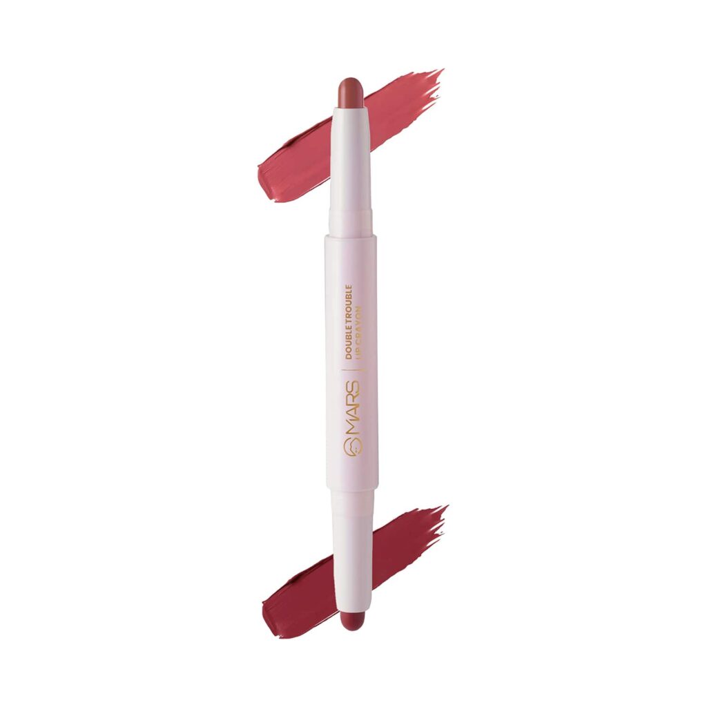 MARS Double Trouble Lip Crayon - 07 Rosy Brown (4g) - MARS