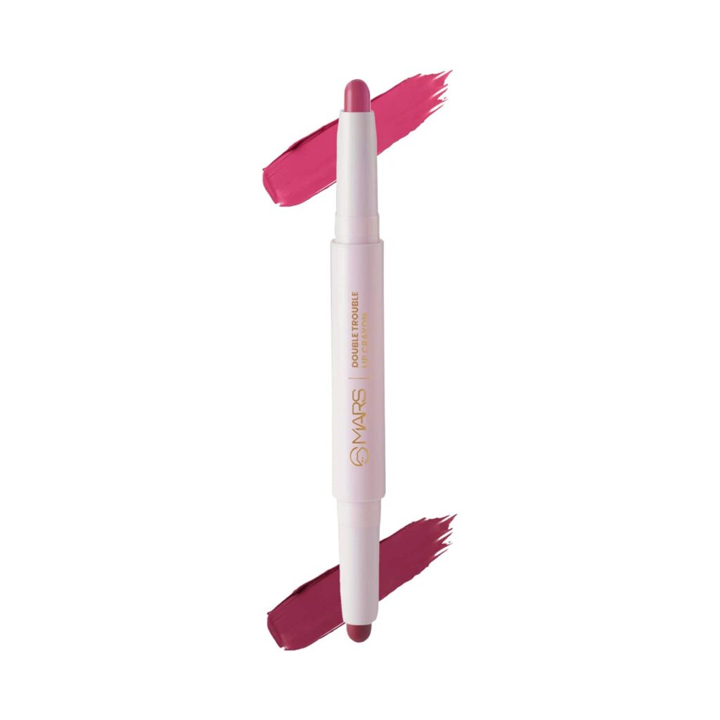 MARS Double Trouble Lip Crayon - 08 Tangy Jam (4g) - MARS