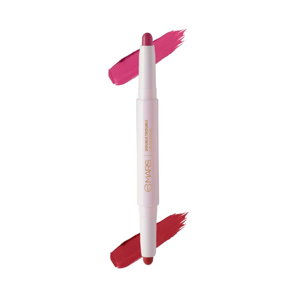 MARS Double Trouble Lip Crayon - 10 Fiery Fuschia (4g) - MARS