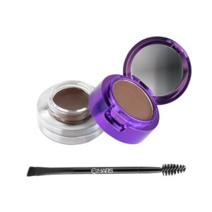 MARS Eyelove Multi Pods Gel Eyeliner & Eyebrow Powder With Dual Ended Brush | Smudge Proof & Water Proof | Long Lasting | Rich Pigmentation | Inbuilt Mirror for Touch-up (3.6gm)...