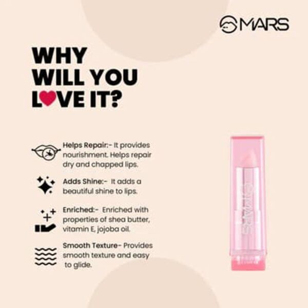 MARS Lip Lollies Lip Balm - Peach (3.5 g) - MARS