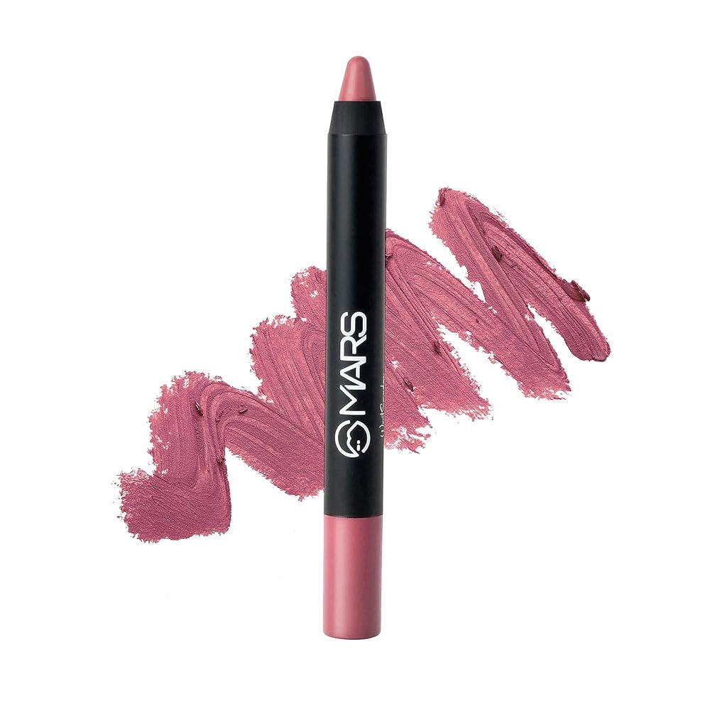 MARS Long Lasting Crayon Lipstick up to 12 Hours Stay | Matte Finish | Waterproof | Won't Smudge Won't Budge Lip Crayon (3.5 gm) (11-I Am Unstoppable)