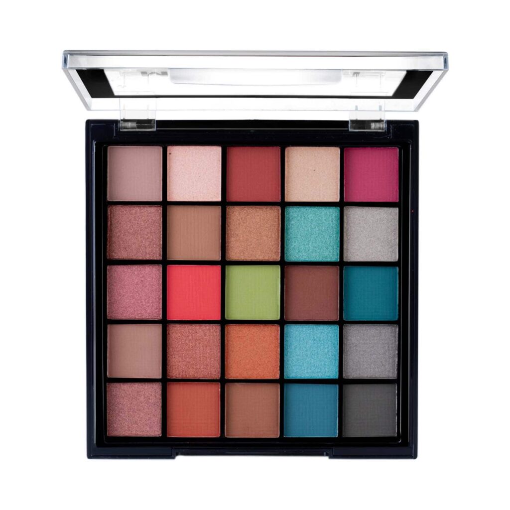 MARS Makeup Kit With 25 Eyeshadow, Blusher, Highlighter, Bronzer And 7 Lip Shades - 01 (40g) - MARS