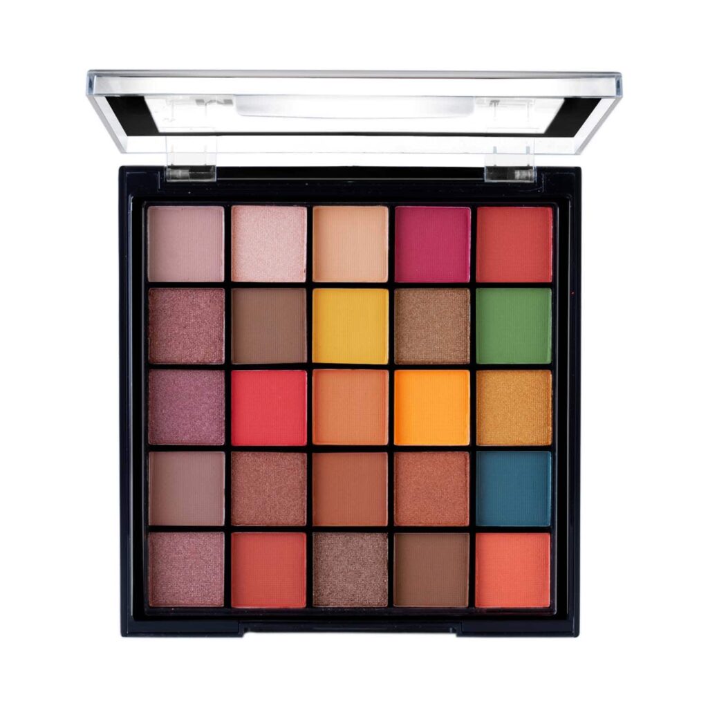 MARS Makeup Kit With 25 Eyeshadow, Blusher, Highlighter, Bronzer And 7 Lip Shades - 02 (40g) - MARS