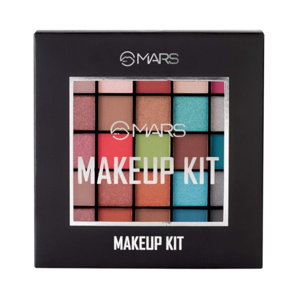 MARS Makeup Kit With 25 Eyeshadow, Blusher, Highlighter, Bronzer And 7 Lip Shades - 01 (40g) - MARS