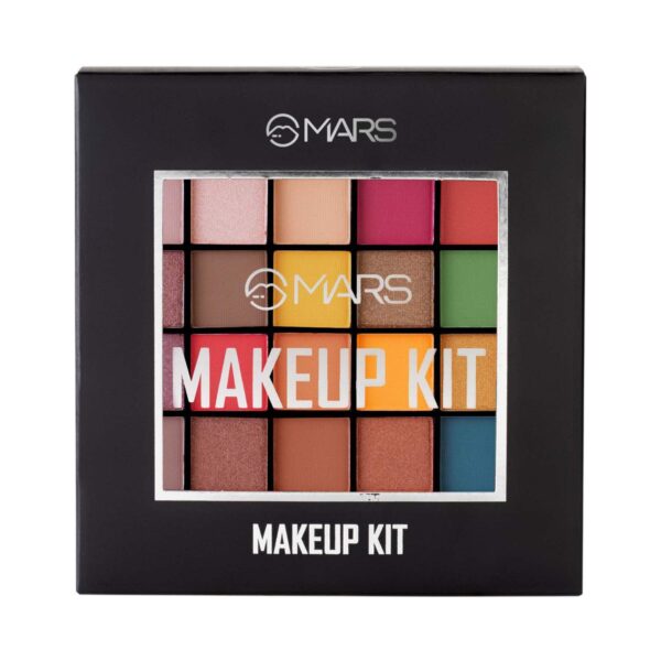 MARS Makeup Kit With 25 Eyeshadow, Blusher, Highlighter, Bronzer And 7 Lip Shades - 02 (40g) - MARS