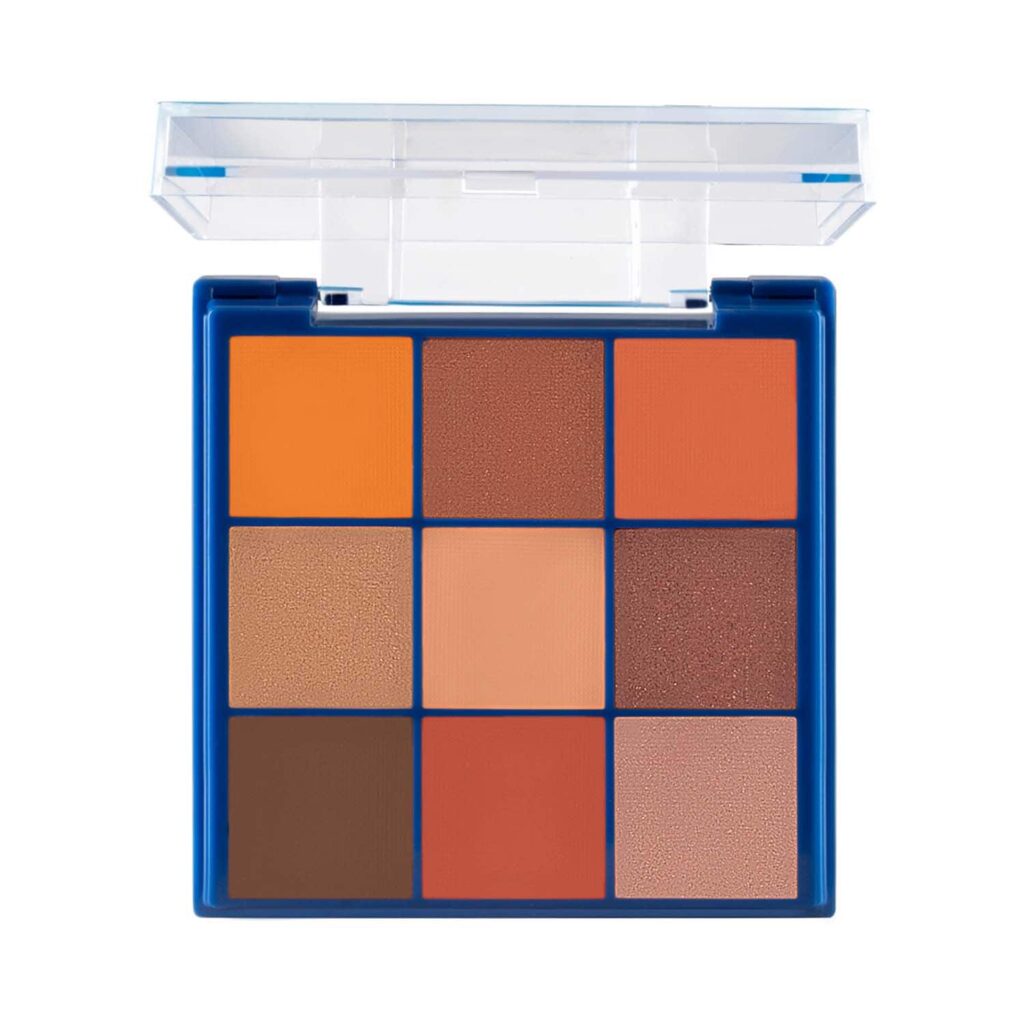 MARS Makeup Kit With 9 Highly Pigmented Eyeshadows, Blusher And Highlighter - 01 (16g) - MARS