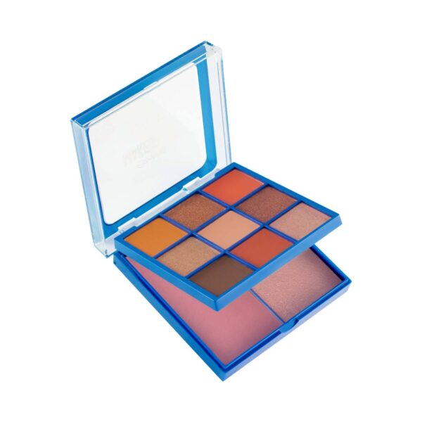 MARS Makeup Kit With 9 Highly Pigmented Eyeshadows, Blusher And Highlighter - 01 (16g) - MARS