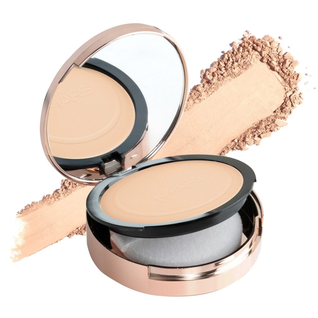 MARS Matte On Compact Powder with Applicator Puff | Flawless Matte Finish for Face Makeup | Absorbs Oil, Conceals, and Blurs Pores | Long-Lasting & Lightweight Formula | (8.0g)...