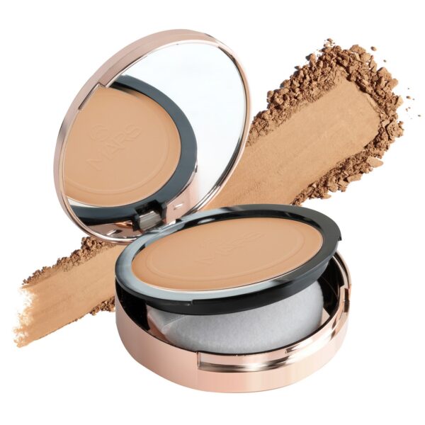 MARS Matte On Compact Powder with Applicator Puff | Flawless Matte Finish for Face Makeup | Absorbs Oil, Conceals, and Blurs Pores | Long-Lasting & Lightweight Formula | (8.0g)...