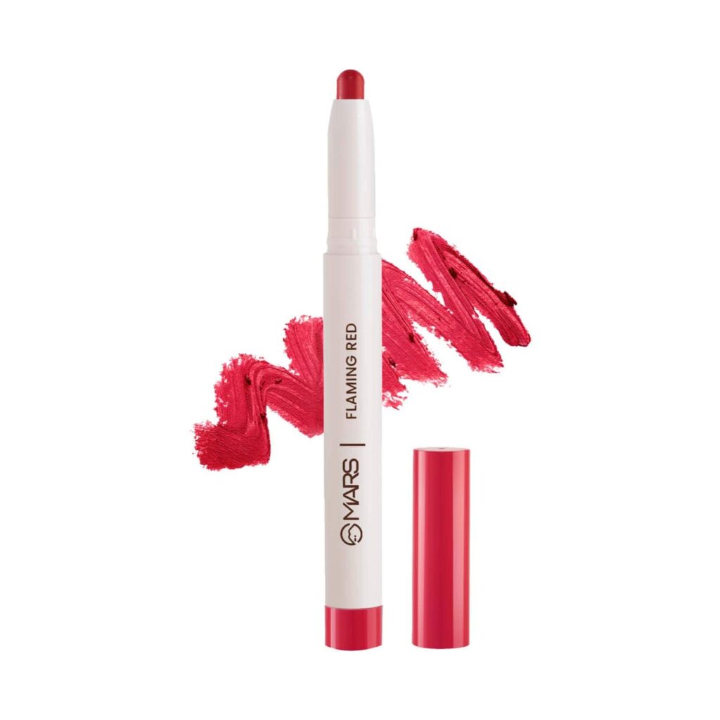 MARS Poppins Retractable Lip Crayon - 19 Flaming Red (1.3g) - MARS