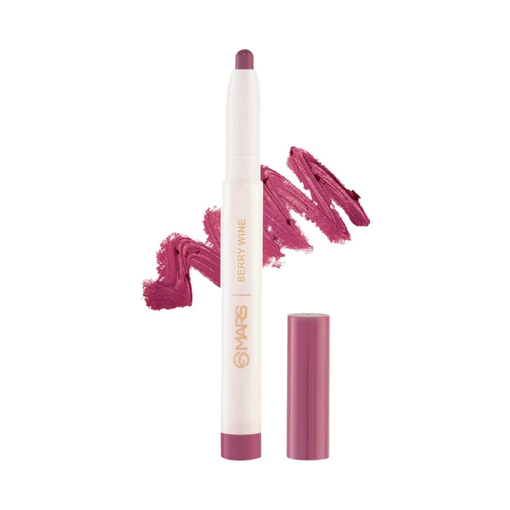 MARS Retractable Poppins Lip Crayon - 09 Berry Wine (1.3g) - MARS