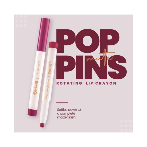 MARS Retractable Poppins Lip Crayon - 14 Dripping Syrup (1.3g) - MARS